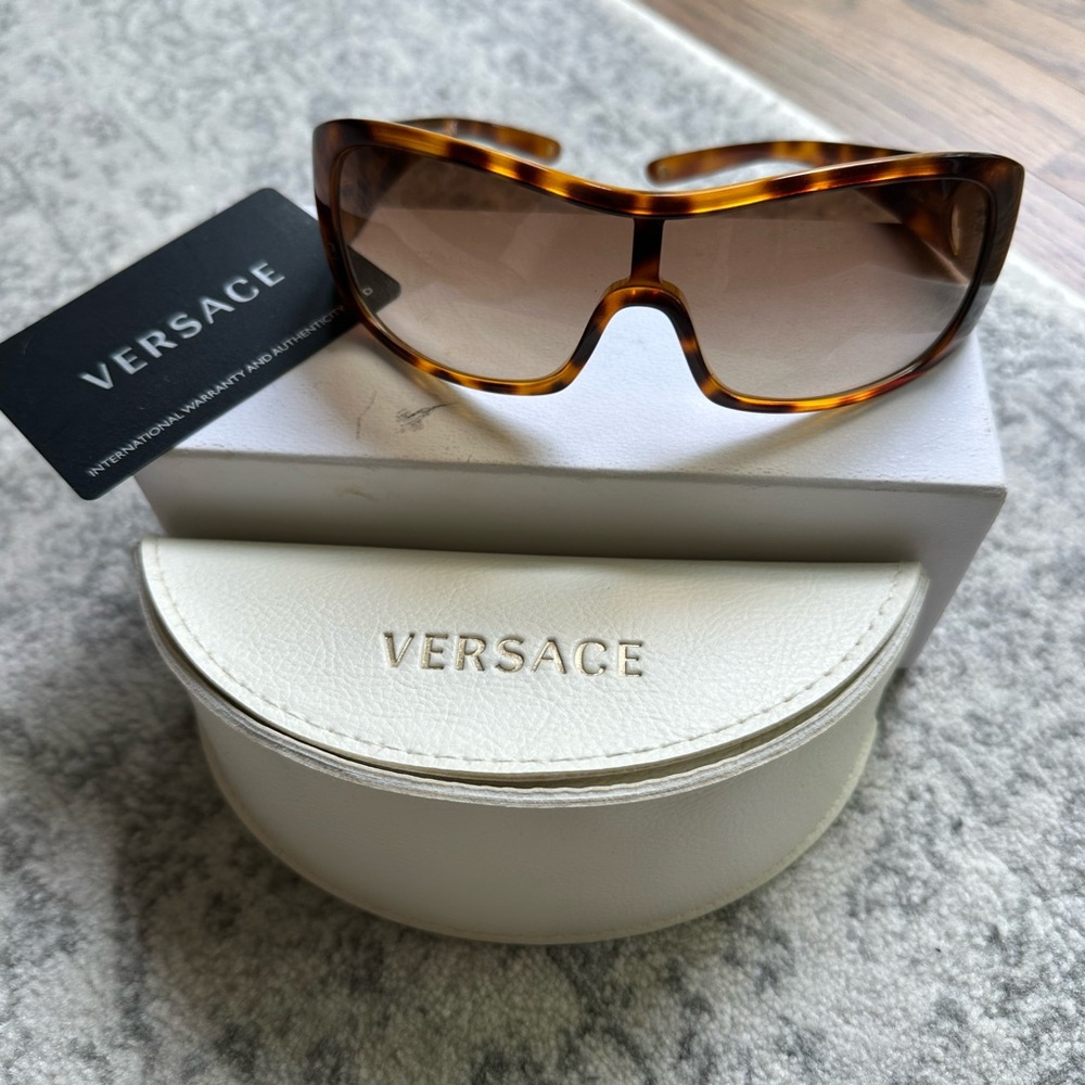 Versace Authentic Women's Tortoise Sunglasses